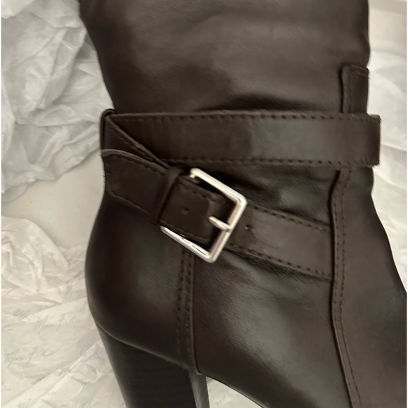 Marc Fischer Wide Calf Leather Tall Boots - Picture 6 of 7